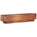 Meuble tv / hi - fi - mango - 145x30x30 cm bois massif m1583