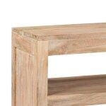 Meuble tv / hi - fi - mango - bois dacacia massif 90 x 30 x 55 cm marron clair m373