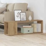 Meuble tv / hi - fi - mango - ch�ne artisanal 100x24x32 cm - bois ding�nierie m1706