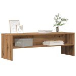 Meuble tv / hi - fi - mango - ch�ne artisanal 120x40x40 cm - bois ding�nierie m1700