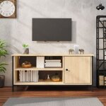 Meuble tv / meuble hifi - cloud - ch�ne sonoma - 100x40x45 cm - bois ding�nierie s34