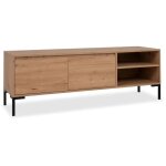 Meuble tv industriel korsika 56a - chêne artisan - 150 x 49 x 40 cm Meuble tv industriel korsika 56a - chêne artisan - 150 x 49 x 40 cm