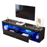 Meuble tv pour tv jusquà 70 pouces avec led lumières moderne support tv haute brillance armoire tv de ... Meuble tv pour tv jusquà 70 pouces avec led lumières moderne support tv haute brillance armoire tv de ...