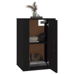 Meuble tv mural - cloud - armoire hifi - noir 40x345x60 cm - t770