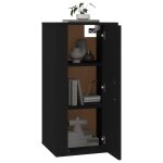 Meuble tv muralmeuble tv de salon flottante noir 40x345x80cm sqzr529727 home - living