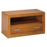 Meuble tven pin massif coloris cerisier - longueur 100 x profondeur 55 x hauteur45cm