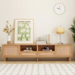 Meuble tv meuble de salon avec 2 étagères 2 portes et 2 tiroirs style moderne armoire tv en grain bois ... Meuble tv meuble de salon avec 2 étagères 2 portes et 2 tiroirs style moderne armoire tv en grain bois ...