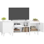 Meuble tv pour t�l�visions 60 pouces banc tv avec 2 armoires 2 ouverts et �tag�res r�glables 40 x 140 ...