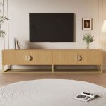 Meuble tv - vélyon - 180 l x 40 p x 40 h - avec éclairage led 16 couleurs - enfilade avec 4 portes - ... Meuble tv - vélyon - 180 l x 40 p x 40 h - avec éclairage led 16 couleurs - enfilade avec 4 portes - ...