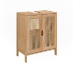 Meuble vasque simple liora 48x60cm bambou vicco Meuble vasque simple liora 48x60cm bambou vicco