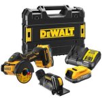 Meuleuse 76 mm xr 18v 1. 7ah li - ion brushless dewalt - dcs438e2t - qw Meuleuse 76 mm xr 18v 1. 7ah li - ion brushless dewalt - dcs438e2t - qw