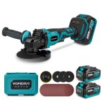 Meuleuse dangle 125mm 850w sans fil 3 vitesses + 3x disques de ponçage + 10x papiers abrasifs - yofidra ... Meuleuse dangle 125mm 850w sans fil 3 vitesses + 3x disques de ponçage + 10x papiers abrasifs - yofidra ...