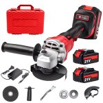 Meuleuse dangle 1500w - meuleuse dangle �lectrique sans fil 125mm - �quip� 2 batterie et 1 chargeur rapide ...