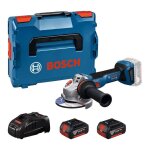 Meuleuse dangle 18v gws 18v - 11 + 2 batteries 5ah + chargeur sous l - boxx - bosch - 06019n4103 Meuleuse dangle 18v gws 18v - 11 + 2 batteries 5ah + chargeur sous l - boxx - bosch - 06019n4103