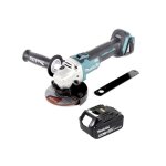 Meuleuse dangle sans fil - makita - dga 506 - 18v - brushless - 125 mm - batterie 60 ah