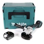Meuleuse dangle sans fil - makita - dga 517 - 18v - 125mm - batterie 30ah - coffret makpac