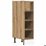 Mgh armoire de plancher riga - moderne vaisselier cuisine - chêne artisanal 20x445x815 cm lv1043 Mgh armoire de plancher riga - moderne vaisselier cuisine - chêne artisanal 20x445x815 cm lv1043