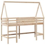 Mgh lit superpos double - 2 place - lit mezzanine / lit enfant - avec chelle et toit sans matelas - ...