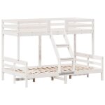 Mgh lit superpos� double - 2 place - lit mezzanine / lit enfant - sans matelas - 80x200 / 120x200 cm ...