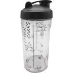 Shaker  crpes et pancakes - cookut - miam - transparent - noir - verre