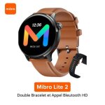 Mibro watch lite 2 - montre connectée avec double bracelet et appel bluetooth hd Mibro watch lite 2 - montre connectée avec double bracelet et appel bluetooth hd