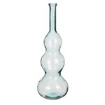 Mica decorations vase benito - 33x33x100 cm - verre - transparent