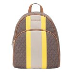 Michael kors abbey brown multi mk logo sac  dos