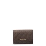 Michael kors bryant - portefeuille compact brun - noisette 32s5gytp1b - 252