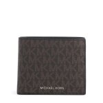 Michael kors greyson - portefeuille marron - fonce 39f9lgyf3b - 201