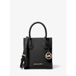 Sac bandoulière - michael kors - mercer - cuir grainé - noir - dimensions 6l x 675h Sac bandoulière - michael kors - mercer - cuir grainé - noir - dimensions 6l x 675h