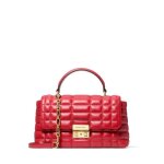 Michael kors tribeca - sac � main matelass� rouge 30f5g2rs2l - 602