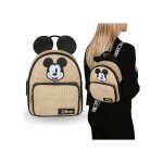 Mickey mouse disney sac � dos beige pour femmes avec oreilles sac � dos spacieux urbain tress� pour jeunes ...
