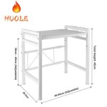 Micro - ondes extensible �tag�re simple �tag�re r�sistante � la rouille facile � nettoyer acier au carbone ...