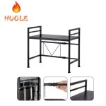 Micro - ondes extensible �tag�re simple �tag�re r�sistante � la rouille facile � nettoyer acier au carbone ...