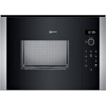 Micro ondes grill encastrable hlagd53n0 - micro - ondes + grill integrable inox et noir - 25 litres - ...