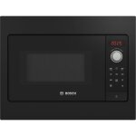 Micro - ondes simple encastrable - bosch ser2 - bfl523mb3f - noir - 20 l - largeur 50cm