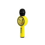 Microphone karaok - pokmon - pikachu - bluetooth v5. 3 - led rtroclair - autonomie 4h