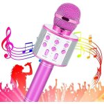 Microphone karaok sans fil bluetooth - haut - parleurmicro modificateur de voix et cho fonction enregistreme ...