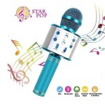 Microphone karaok sans fil bluetooth - haut - parleurmicro modificateur de voix et cho fonction enregistreme ...