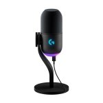 Microphone logitech g yeti gx gaming rvb dynamique avec lightsync, usb