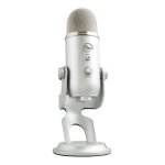 Microphone blue microphones yeti silver