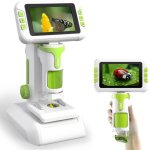 Microscope num�rique 40 pouces ips grossissement 1600x hd 1080p avec 6 led r�glables fonctions photo ...