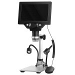 Microscope numrique 7 pouces hauteur pivotante 1200x 12mp et microscope mini microscope  cran lcd ...