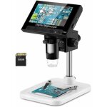 Microscope num�rique - wadeo - �cran 47 pouces lcd - grossissement 1000� - 8 led r�glables