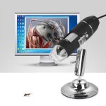 Microscope numrique portatif usb 2. 0 - x1000 camra  microscope  8 led, capteur couleur hd cmos, ...