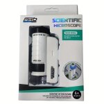 Microscope portable - jouet �ducatif - led - contr�les de mise au point - compact - multicolore