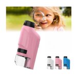 Microscope portatif petiscope enfant avec lumi�re led microscope enfant portable microscope de poche ...