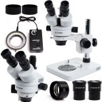 Microscope stéréo trinoculaire 10ht (objectif 05x + éclairage led 56x) Microscope stéréo trinoculaire 10ht (objectif 05x + éclairage led 56x)