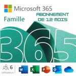 Microsoft 365 famille - 12 mois
