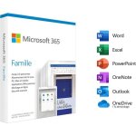 Microsoft 365 famille - 6 utilisateurs - pc ou mac - abonnement 1 an